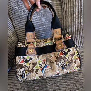 Tokidoki camo print small handbag